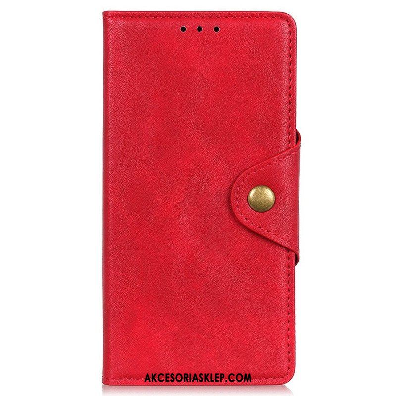 Etui Folio do Samsung Galaxy M23 5G Przycisk Magnetyczny