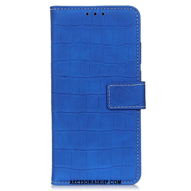 Etui Folio do Samsung Galaxy M23 5G Styl Skóry Krokodyla