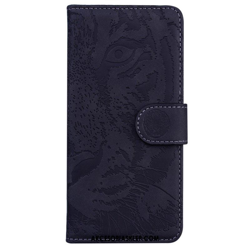 Etui Folio do Samsung Galaxy M33 5G Nadruk Tygrysa