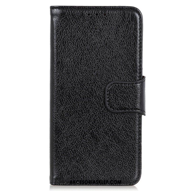 Etui Folio do Samsung Galaxy M33 5G Prawdziwa Skóra Nappa