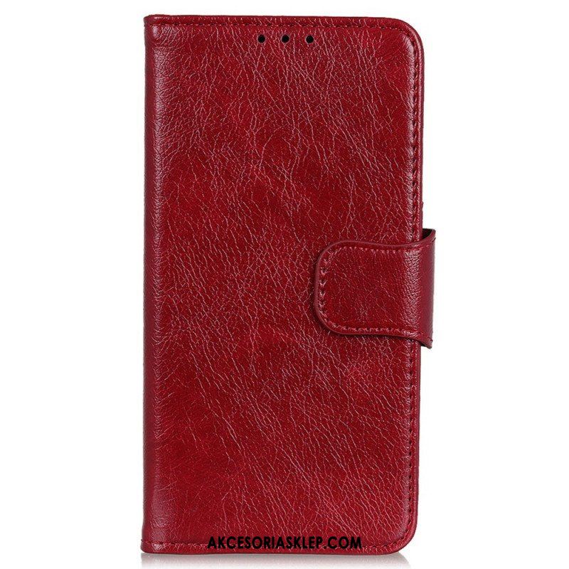 Etui Folio do Samsung Galaxy M33 5G Prawdziwa Skóra Nappa