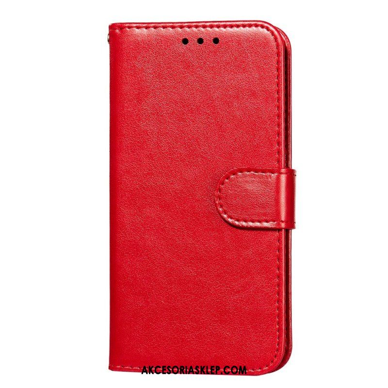 Etui Folio do Samsung Galaxy M52 5G Gruba Skóra