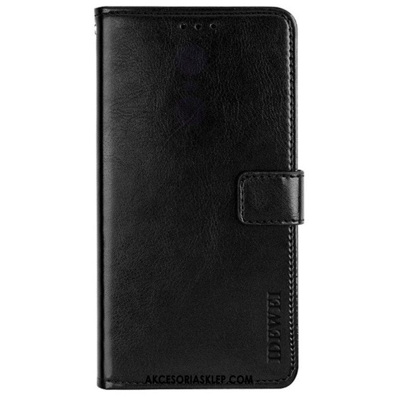 Etui Folio do Samsung Galaxy M52 5G Imitacja Skóry Idewei