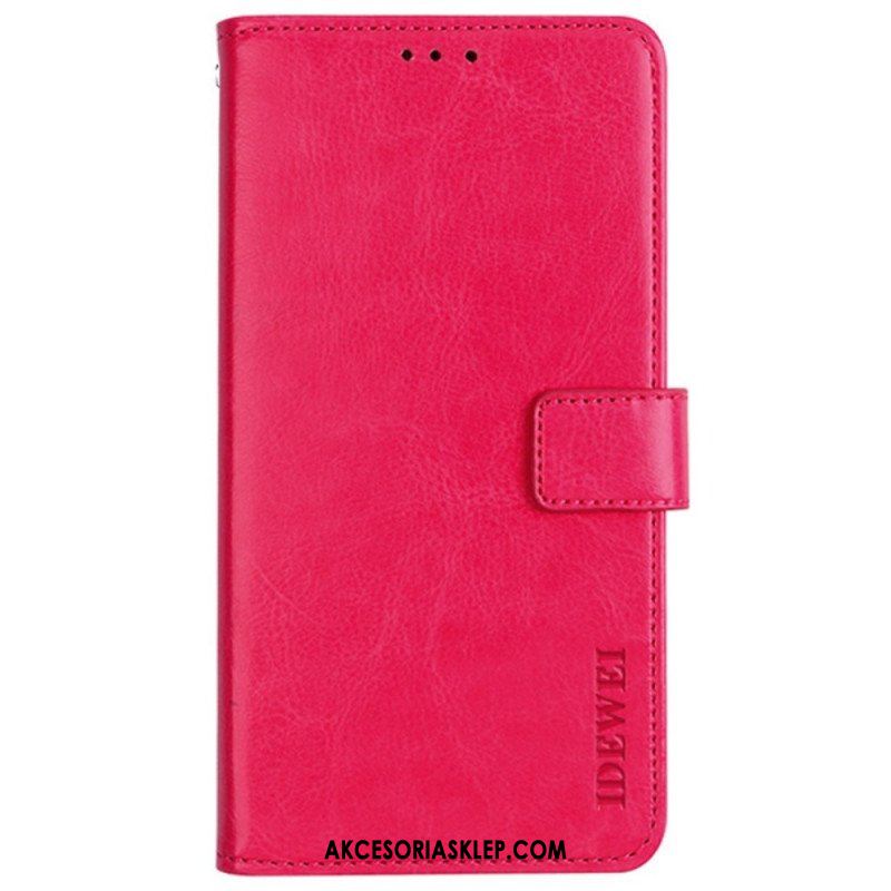 Etui Folio do Samsung Galaxy M52 5G Imitacja Skóry Idewei