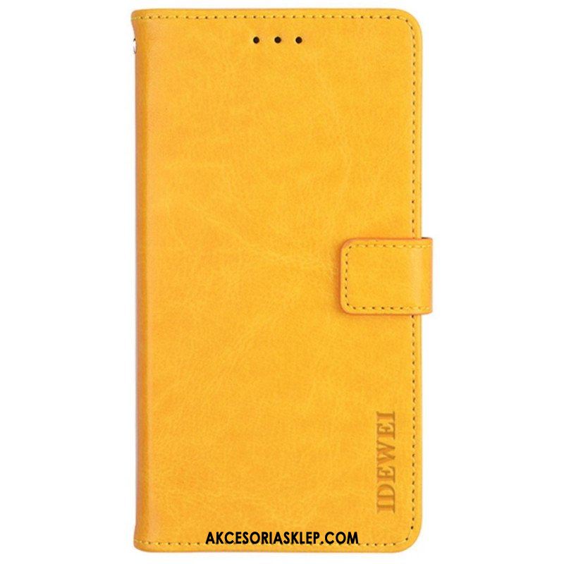 Etui Folio do Samsung Galaxy M52 5G Imitacja Skóry Idewei