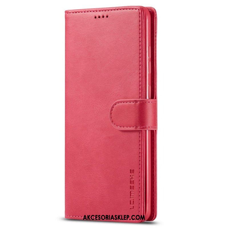 Etui Folio do Samsung Galaxy M52 5G Lc.imeeke Efekt Skóry