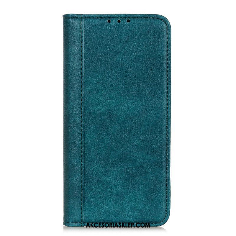 Etui Folio do Samsung Galaxy M52 5G Pleciona Skóra