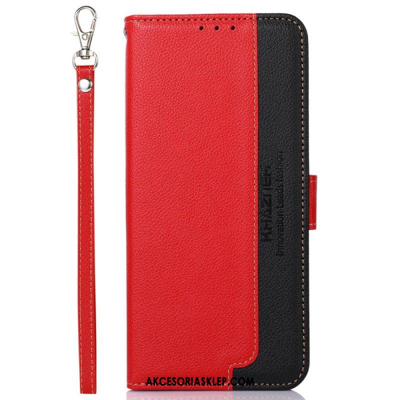 Etui Folio do Samsung Galaxy M52 5G Rfid Khazneh W Stylu Liczi