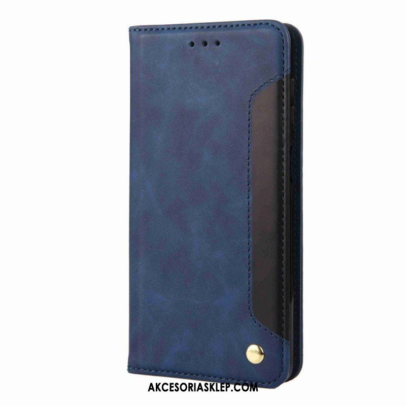 Etui Folio do Samsung Galaxy M53 5G Dwukolorowa Elegancja