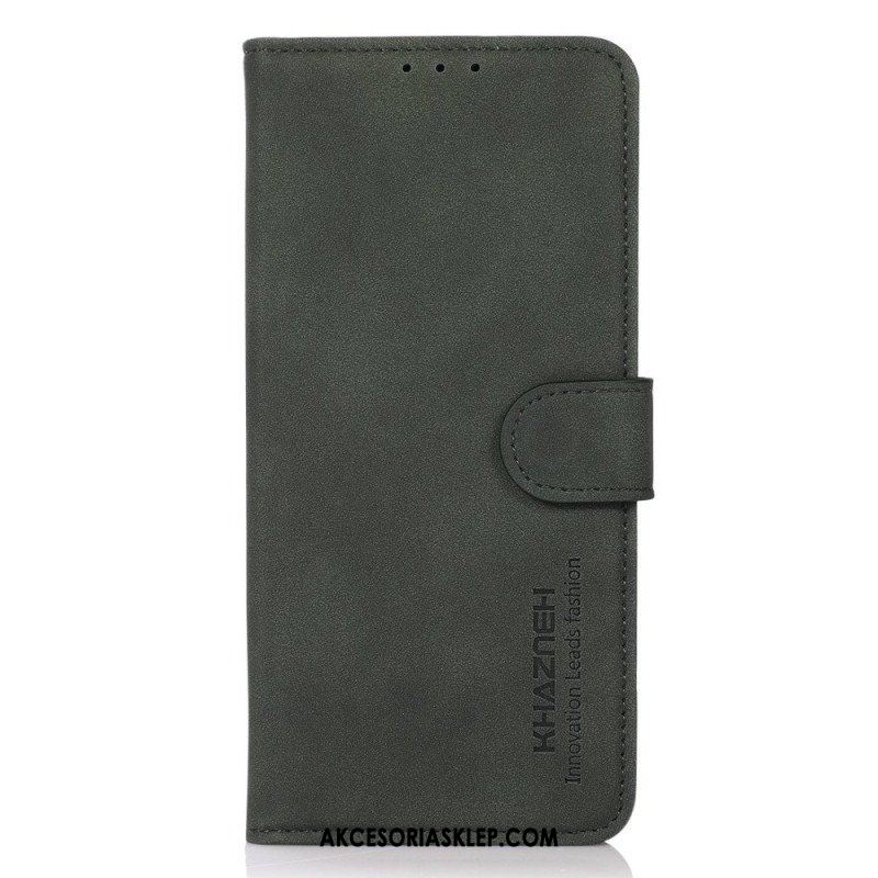 Etui Folio do Samsung Galaxy M53 5G Imitacja Skóry Khazneh