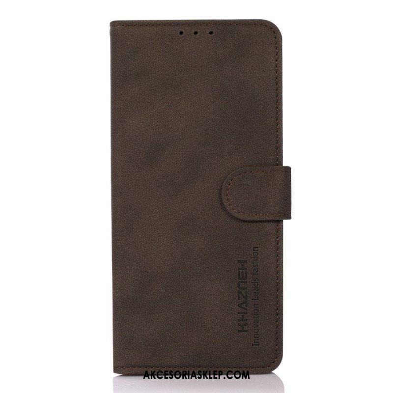 Etui Folio do Samsung Galaxy M53 5G Imitacja Skóry Khazneh