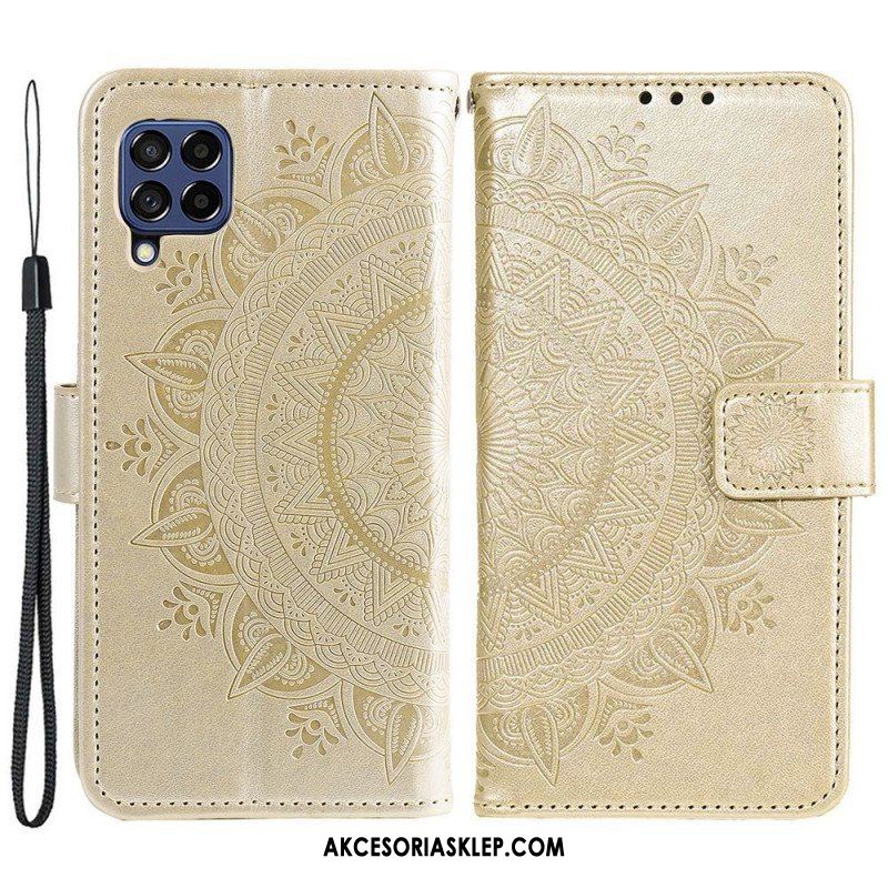 Etui Folio do Samsung Galaxy M53 5G Mandala Słońca