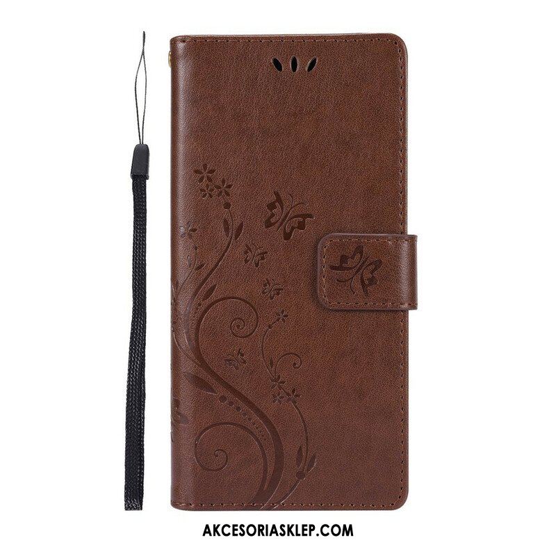 Etui Folio do Samsung Galaxy S21 5G Motyle Na Wietrze
