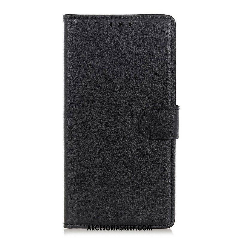 Etui Folio do Samsung Galaxy S21 5G Tradycyjna Sztuczna Skóra Liczi