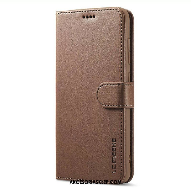 Etui Folio do Samsung Galaxy S21 FE Lc.imeeke Efekt Skóry