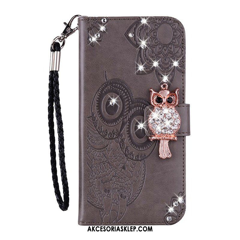 Etui Folio do Samsung Galaxy S21 Plus 5G Sowa Mandala I Urok