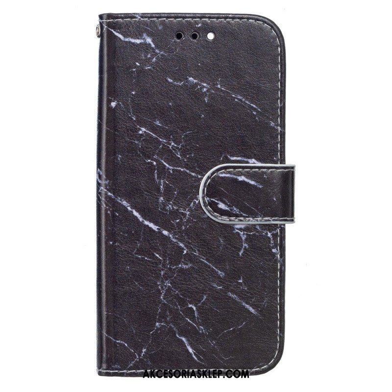 Etui Folio do Samsung Galaxy S22 5G Intensywny Marmur