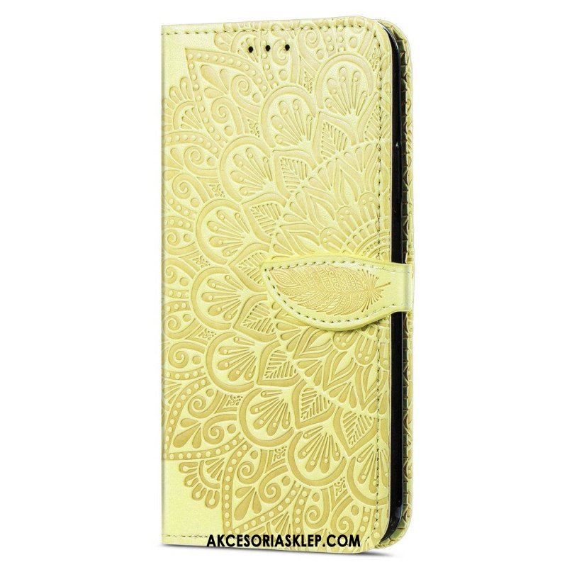 Etui Folio do Samsung Galaxy S22 Ultra 5G Plemienne Liście