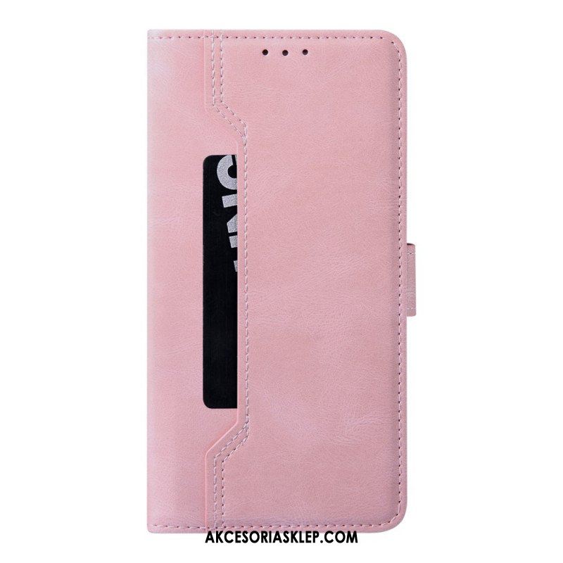 Etui Folio do Samsung Galaxy S22 Ultra 5G Posiadacz Karty Z Przodu