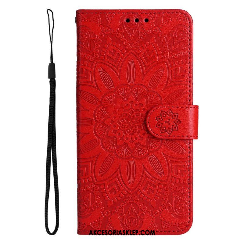 Etui Folio do Samsung Galaxy S23 5G Mandala Sun Ze Smyczą