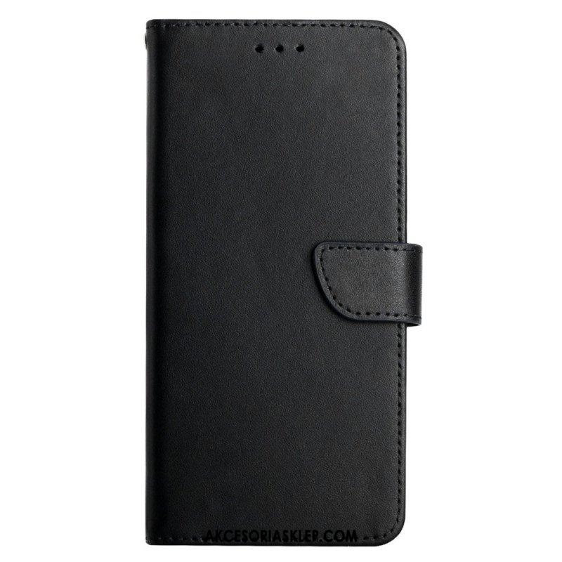 Etui Folio do Samsung Galaxy S23 5G Prawdziwa Skóra Nappa