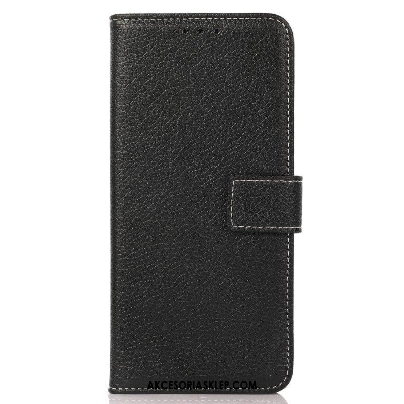 Etui Folio do Samsung Galaxy S23 5G Styl Skóry Liczi