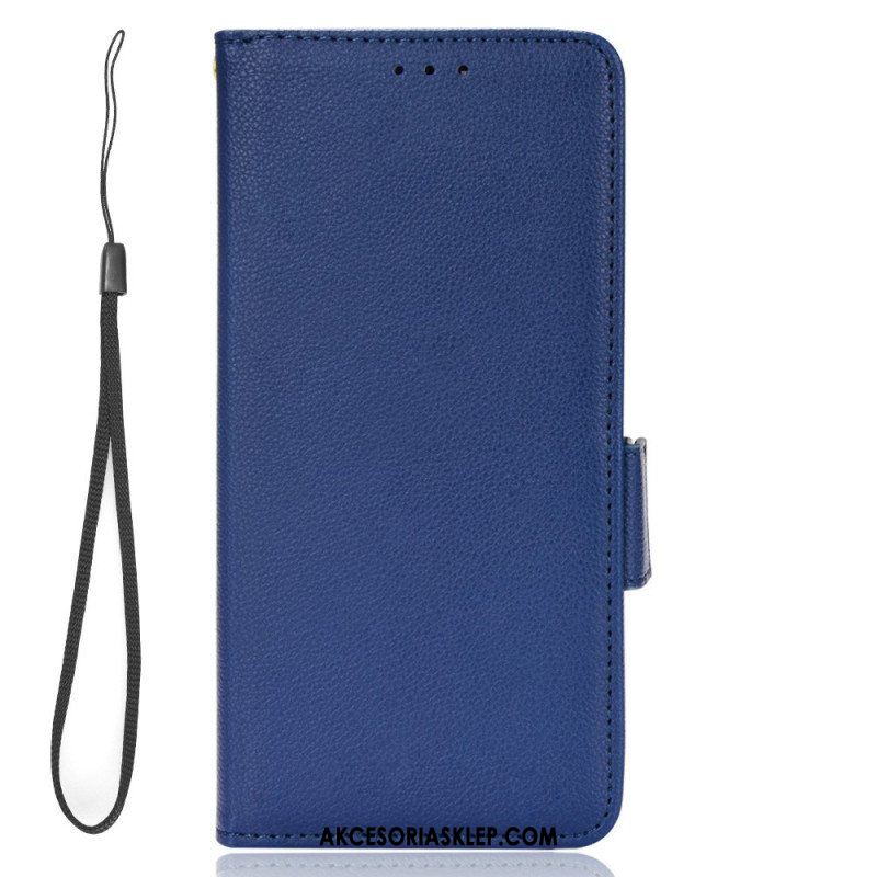 Etui Folio do Samsung Galaxy S23 5G Ultra Cienkie Podwójne Zapięcie