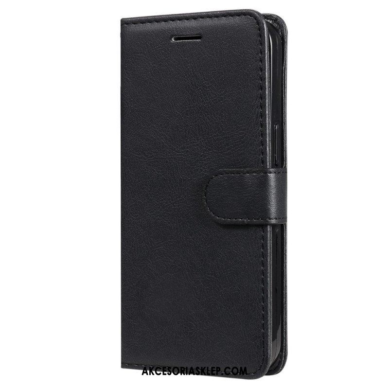 Etui Folio do Samsung Galaxy S23 5G z Łańcuch Zwykły Z Paskiem