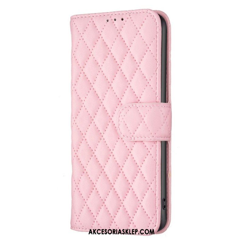 Etui Folio do Samsung Galaxy S23 Plus 5G Pikowany Binfen Kolor