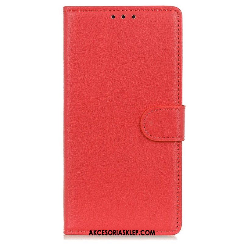 Etui Folio do Samsung Galaxy S23 Plus 5G Tradycyjna Sztuczna Skóra