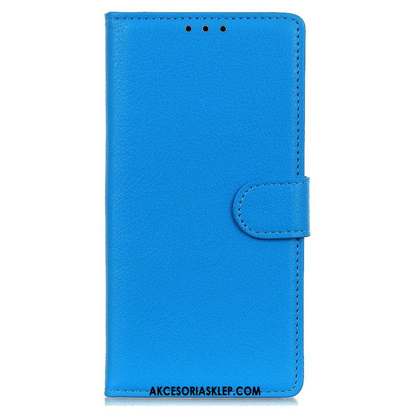 Etui Folio do Samsung Galaxy S23 Plus 5G Tradycyjna Sztuczna Skóra