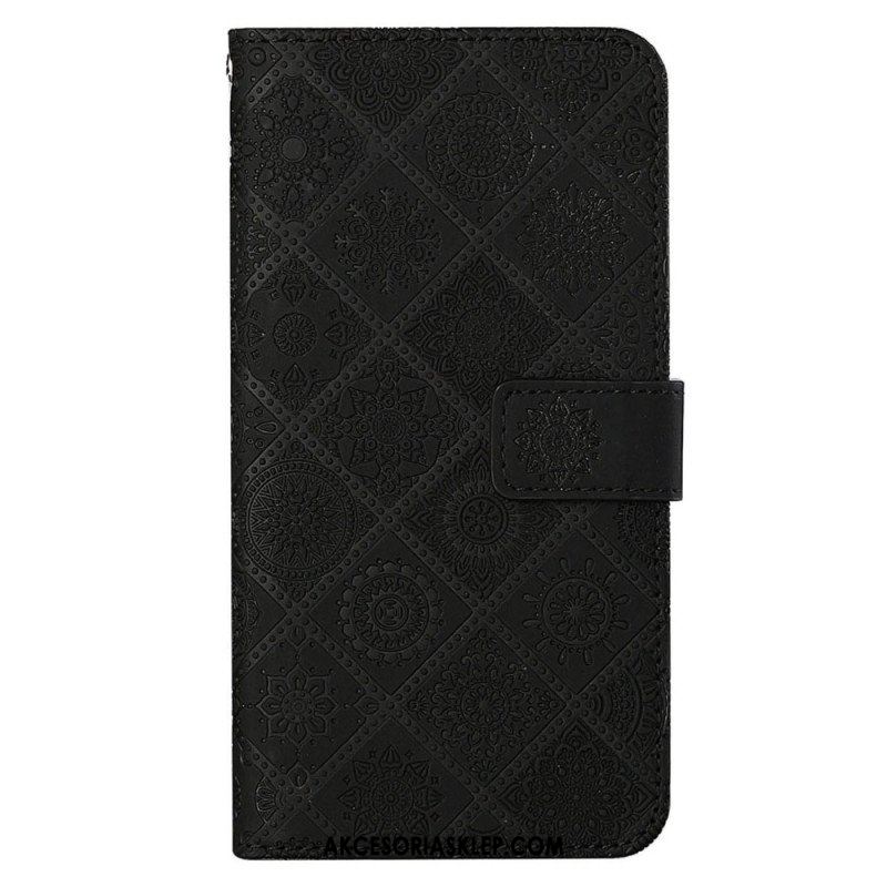 Etui Folio do Samsung Galaxy S23 Plus 5G Wzór Gobelinu