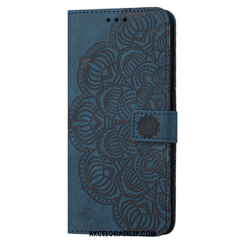 Etui Folio do Samsung Galaxy S23 Plus 5G z Łańcuch Paskowata Mandala