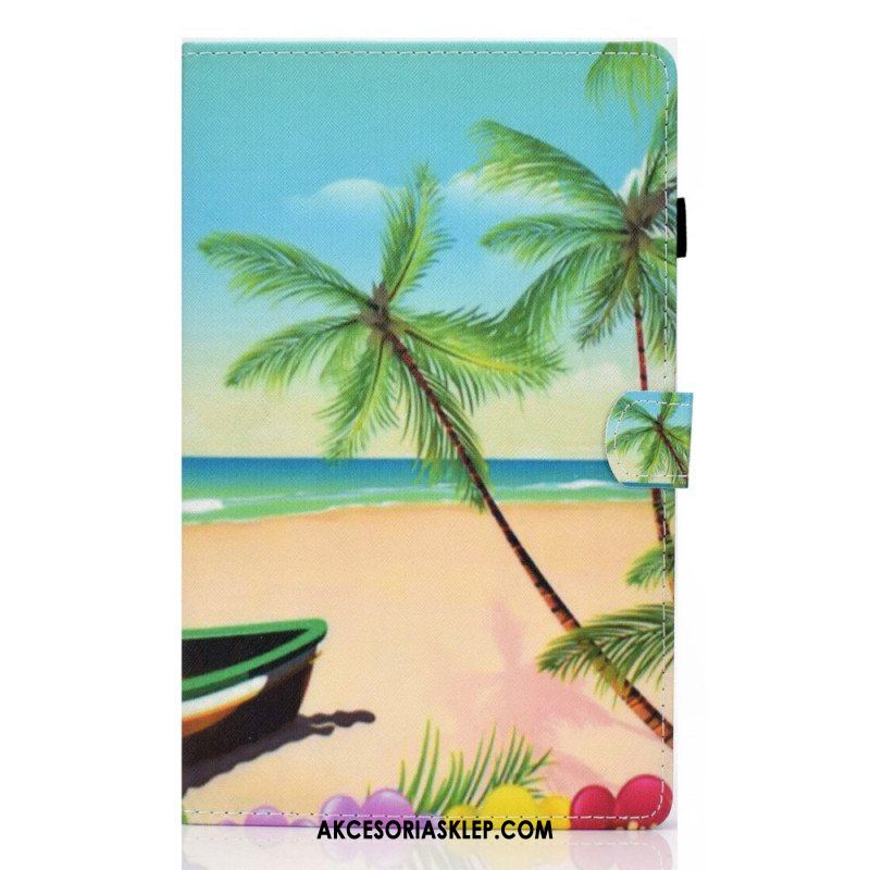 Etui Folio do Samsung Galaxy Tab A8 (2021) Plaża