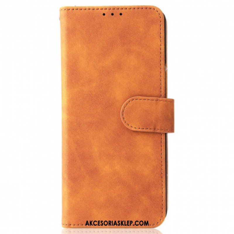 Etui Folio do Samsung Galaxy Z Fold 3 5G Dotyk Skóry