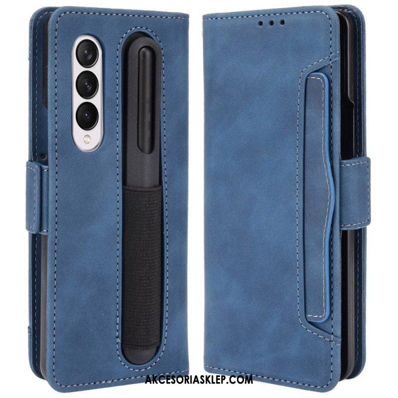 Etui Folio do Samsung Galaxy Z Fold 4 Szpieguj Z Pen Storage