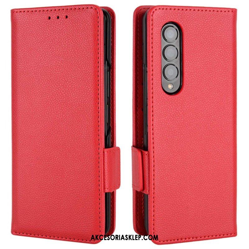 Etui Folio do Samsung Galaxy Z Fold 4 Winston Ze Sztucznej Skóry