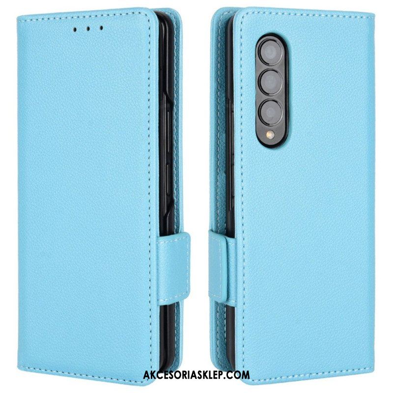 Etui Folio do Samsung Galaxy Z Fold 4 Winston Ze Sztucznej Skóry