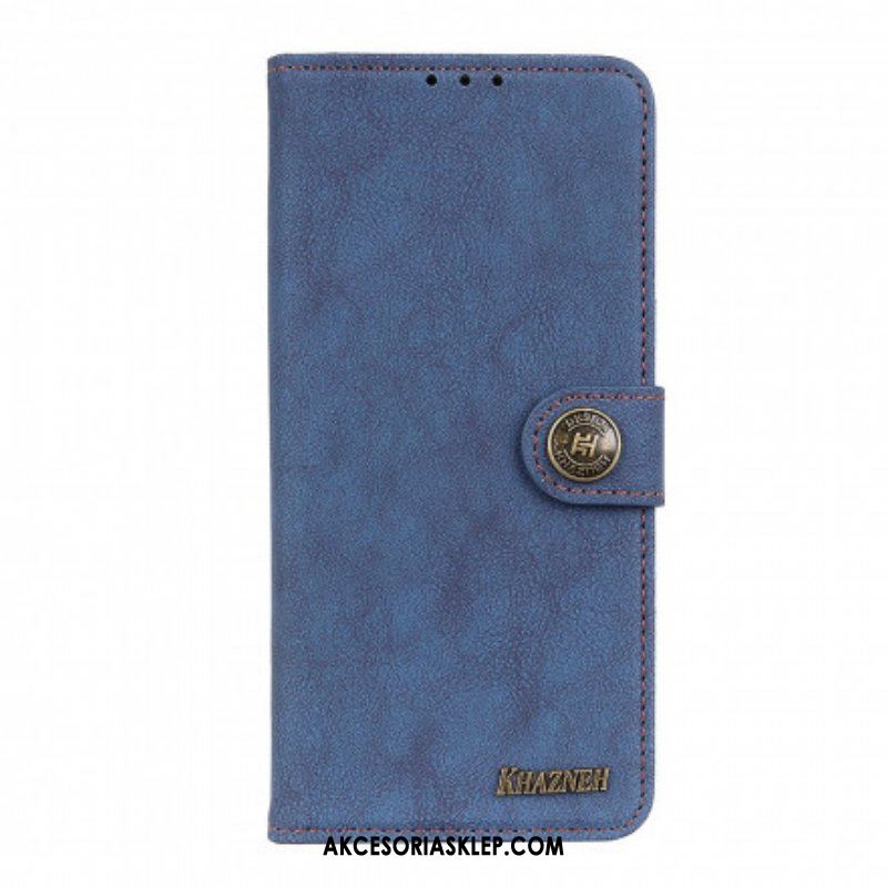 Etui Folio do Sony Xperia 1 III Khazneh Dwoina Ze Sztucznej Skóry W Stylu Retro