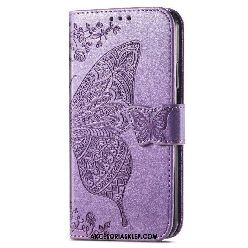 Etui Folio do Sony Xperia 1 IV Barokowy Motyl