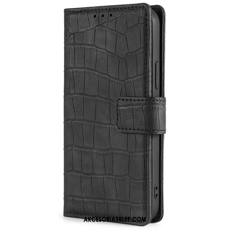 Etui Folio do Sony Xperia 1 IV Styl Krokodyla