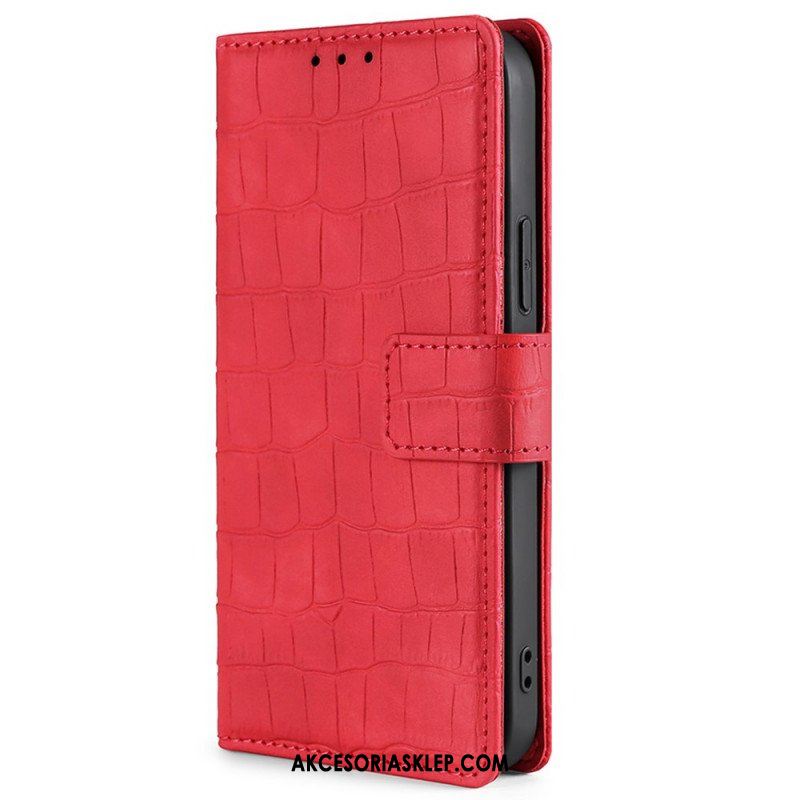 Etui Folio do Sony Xperia 1 IV Styl Krokodyla