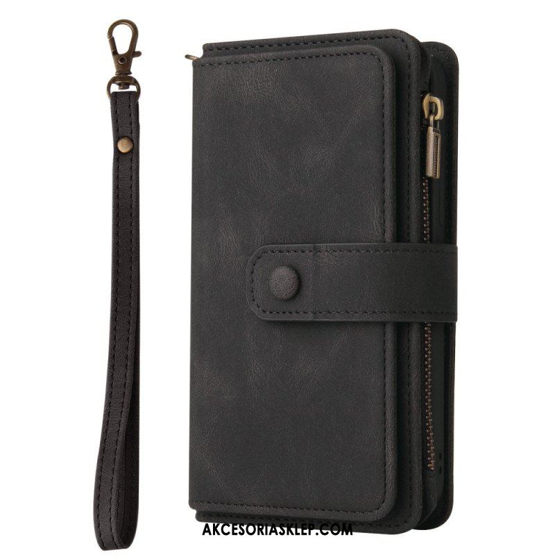 Etui Folio do Sony Xperia 1 IV Wielofunkcyjny Uchwyt Na Karty