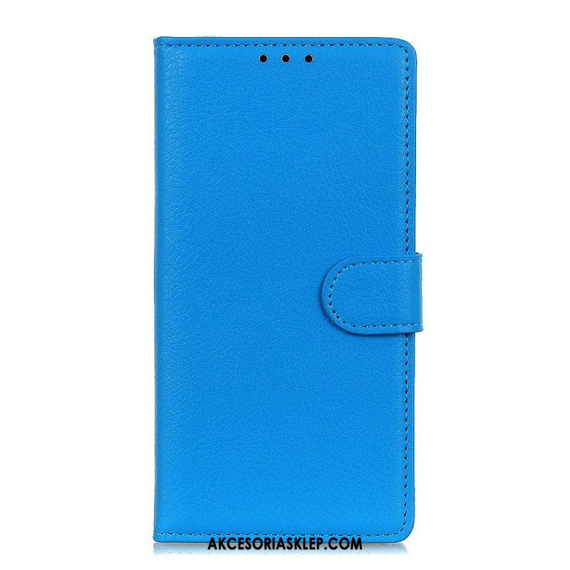 Etui Folio do Sony Xperia 10 IV Tradycyjna Sztuczna Skóra