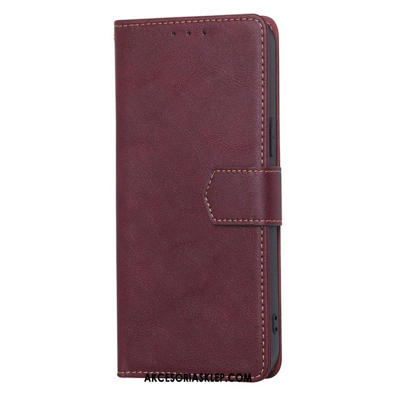 Etui Folio do Sony Xperia 5 IV Skóra Liczi Rfid