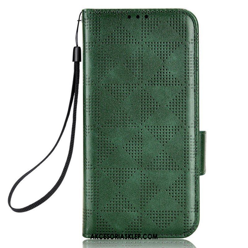 Etui Folio do Sony Xperia 5 IV Trójkąty W Stylu Retro