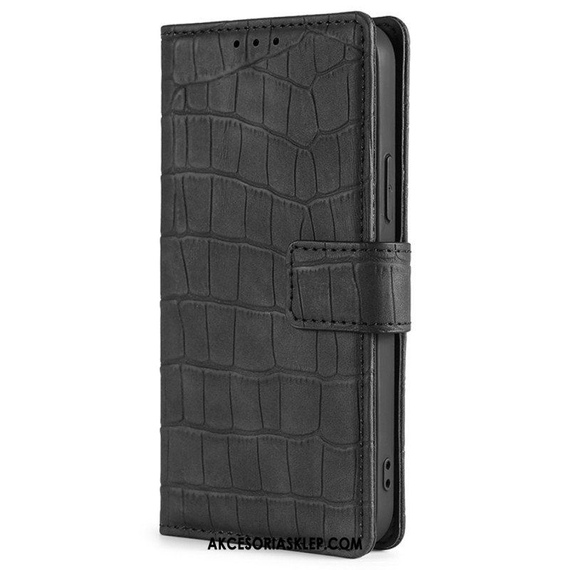 Etui Folio do Vivo X90 Pro Krokodyl