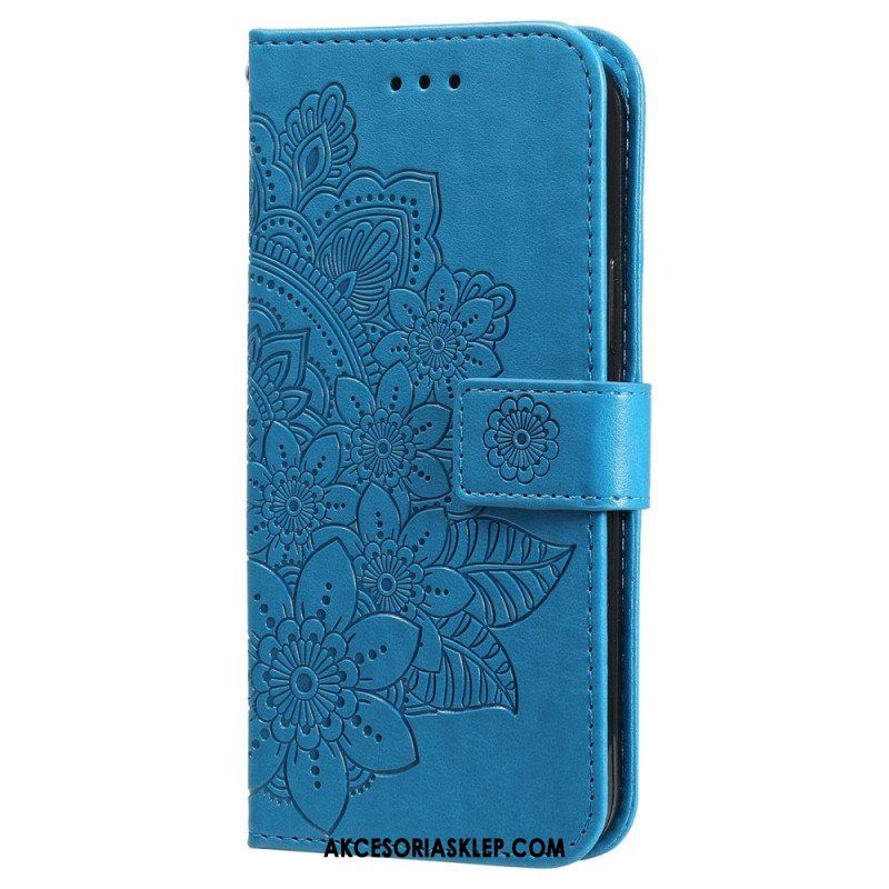 Etui Folio do Vivo Y35 z Łańcuch Paskowata Mandala