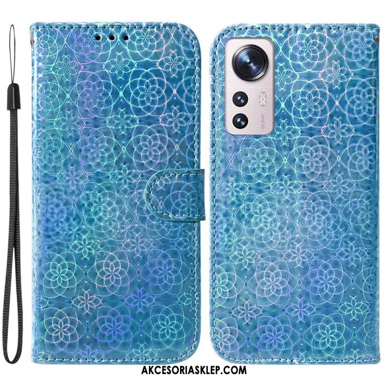 Etui Folio do Xiaomi 12 / 12X Styl Dyskotekowy