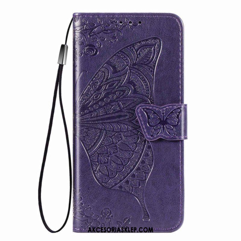 Etui Folio do Xiaomi 12 Lite Barokowy Motyl